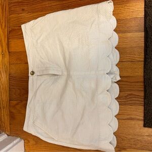 Lilly Pulitzer White Skirt with Pink Tag